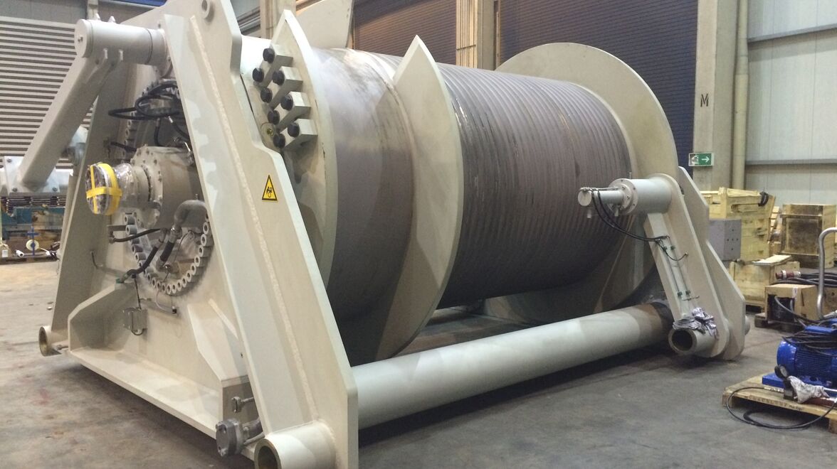 Nassbaggerei / Dredging, Windengetriebe GearTec AG